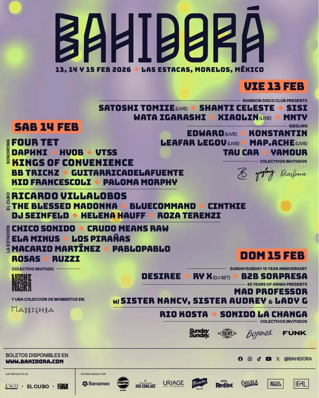Cartel Oficial Bahidorá 2026